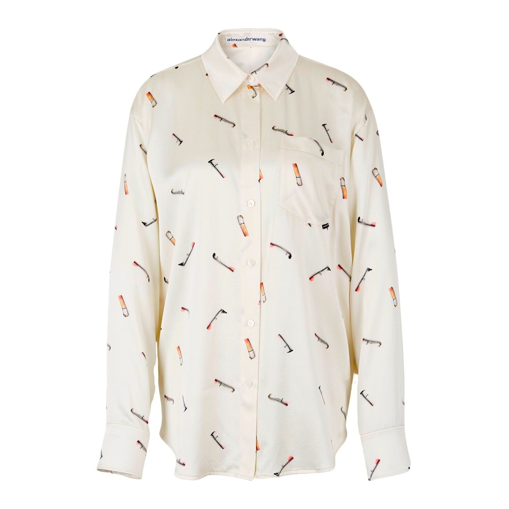 Alexander Wang Cigarette-Printed Shirt